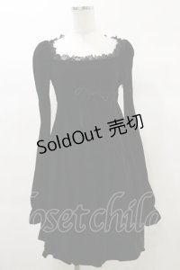 KILL STAR / Imperia Long Sleeve Velvet Dress XS 黒 H-25-03-06-073-SL-OP-KB-ZH
