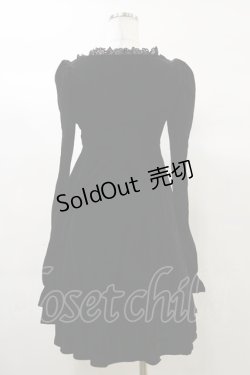 画像2: KILL STAR / Imperia Long Sleeve Velvet Dress XS 黒 H-25-03-06-073-SL-OP-KB-ZH
