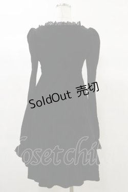 画像2: KILL STAR / Imperia Long Sleeve Velvet Dress XS 黒 H-25-03-06-075-SL-OP-KB-ZI