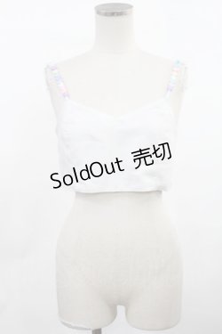 画像3: Swankiss / シェルプリントレイヤードキャミトップス Free サックス H-25-03-06-1026-CA-TO-NS-ZH