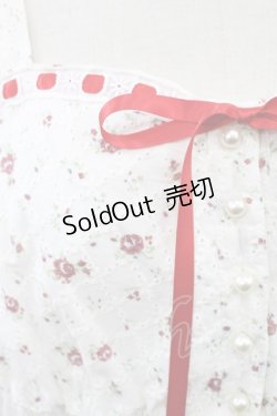 画像3: Swankiss / レース切替ベビードール Free オフ/レッド H-25-03-06-1030-CA-TO-NS-ZH