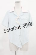 Swankiss / キャンディ付きパイルシャツ Free サックス H-25-03-06-1032-CA-BL-NS-ZH