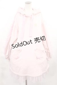 Angelic Pretty / Bearストライプリボンカットワンピース Free ピンク H-25-03-06-1034-AP-OP-NS-ZH