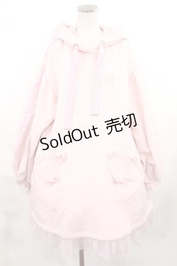 画像1: Angelic Pretty / Bearストライプリボンカットワンピース Free ピンク H-25-03-06-1034-AP-OP-NS-ZH