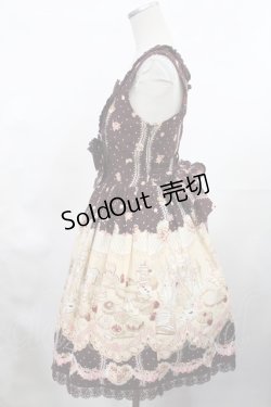画像2: BABY,THE STARS SHINE BRIGHT / Merry Sweet Castle柄ハートジャンパースカート Free ブラウン H-25-03-06-1004-BA-OP-NS-ZH