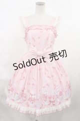 Angelic Pretty / MIRACLECANDYドットチュールジャンパースカート【難有】 Free ピンク H-25-03-06-1007-AP-OP-NS-ZH