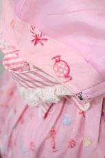 画像4: Angelic Pretty / MIRACLECANDYドットチュールジャンパースカート【難有】 Free ピンク H-25-03-06-1007-AP-OP-NS-ZH (4)