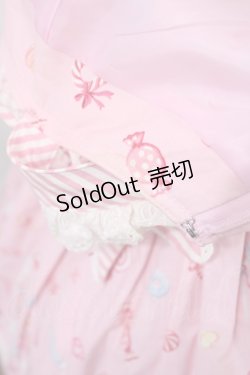 画像4: Angelic Pretty / MIRACLECANDYドットチュールジャンパースカート【難有】 Free ピンク H-25-03-06-1007-AP-OP-NS-ZH