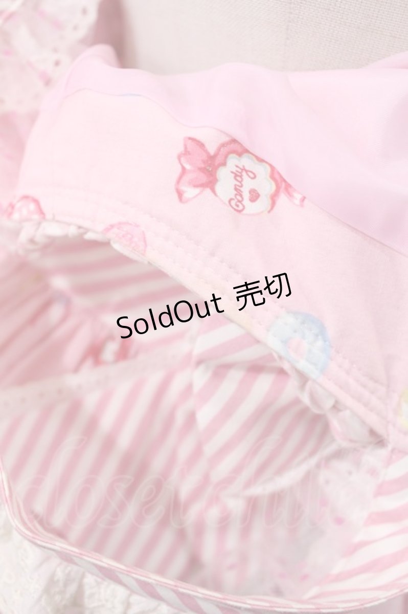 画像5: Angelic Pretty / MIRACLECANDYドットチュールジャンパースカート【難有】 Free ピンク H-25-03-06-1007-AP-OP-NS-ZH (5)