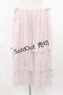 画像1: Swankiss / レースフリルパンツ Free ピンク H-25-03-06-1015-CA-PA-NS-ZH