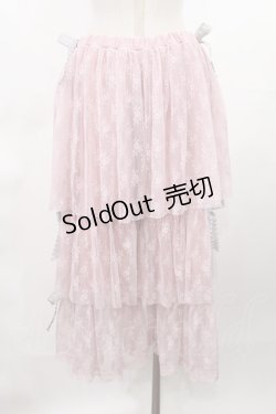 画像2: Swankiss / レースフリルパンツ Free ピンク H-25-03-06-1015-CA-PA-NS-ZH