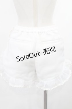 画像2: Swankiss / オーガンジーフリルパンツ Free オフ H-25-03-06-1018-CA-PA-NS-ZH