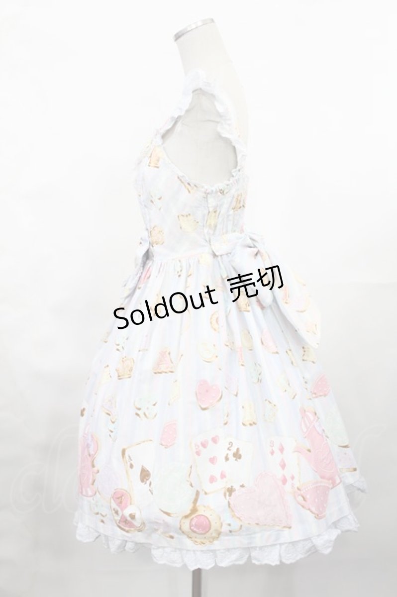 画像2: Angelic Pretty / Wonder Cookieジャンパースカート Free サックス H-25-03-06-1002-AP-OP-NS-ZH (2)
