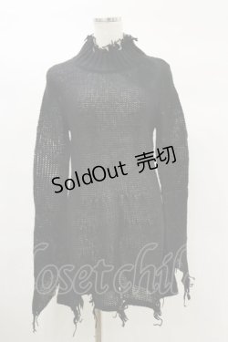 画像1: KILL STAR / Faylinn Sweater S 黒 H-25-03-06-011-SL-TO-KB-ZH