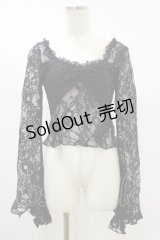 KILL STAR / Dolor Top XS 黒 H-25-03-06-015-SL-CO-KB-ZH