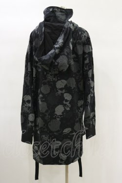 画像2: KILL STAR / Tzompantli Oversized Hoodie S 黒 H-25-03-06-019-SL-TO-KB-ZI