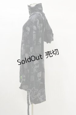 画像3: KILL STAR / Tzompantli Oversized Hoodie S 黒 H-25-03-06-019-SL-TO-KB-ZI