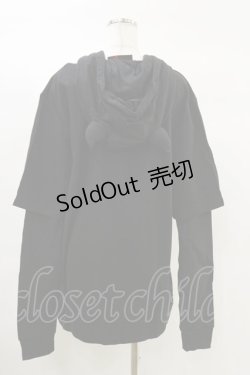 画像2: KILL STAR / Watch The Skies Hoodie L 黒 H-25-03-06-021-SL-TO-KB-ZH
