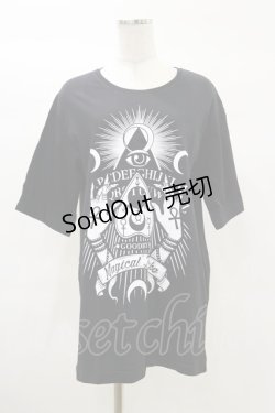画像1: Restyle / MAGICAL BEBE Tシャツ M 黒 H-25-03-06-023-GO-TO-KB-ZH