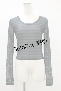 画像1: KILL STAR / Astraios Mesh Top XS グリーン H-25-03-06-031-SL-TO-KB-ZH