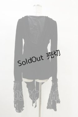 画像2: KILL STAR / Weira Hooded Top S 黒 H-25-03-06-032-SL-TO-KB-ZH
