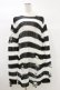 画像1: KILL STAR / Pugsley Knit Sweater L 黒×白 H-25-03-06-005-SL-TO-KB-ZH (1)