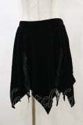 KILL STAR / Lester Velvet Mini Skirt S 黒 H-25-03-06-041-SL-SK-KB-ZH