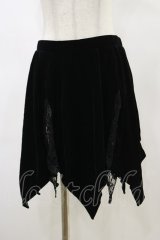 KILL STAR / Lester Velvet Mini Skirt S 黒 H-25-03-06-041-SL-SK-KB-ZH