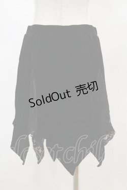画像2: 【SALE】KILL STAR / Lester Velvet Mini Skirt S 黒 H-25-03-06-041-SL-SK-KB-ZT181