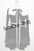 KILL STAR / Infinity Coven Long Sleeve Dress M 黒×白 H-25-03-07-1001-SL-OP-KB-ZH