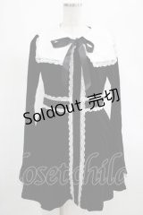KILL STAR / Infinity Coven Long Sleeve Dress M 黒×白 H-25-03-07-1001-SL-OP-KB-ZH