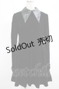 KILL STAR / Cathedral II skater Dress M 黒×白 H-25-03-07-1003-SL-OP-KB-ZH