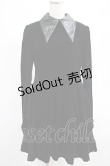 KILL STAR / Cathedral II skater Dress M 黒×白 H-25-03-07-1003-SL-OP-KB-ZH