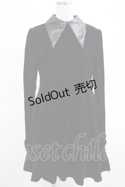 画像1: KILL STAR / Cathedral II skater Dress M 黒×白 H-25-03-07-1003-SL-OP-KB-ZH