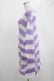 画像2: KILL STAR / Viola Knit Sweater L ホワイト×パープル H-25-03-07-1032-SL-TO-KB-ZH (2)