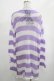 画像3: KILL STAR / Viola Knit Sweater L ホワイト×パープル H-25-03-07-1034-SL-TO-KB-ZH (3)