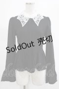 KILL STAR / Morgana Shirt XS 黒×白 H-25-03-07-1035-SL-BL-KB-ZH