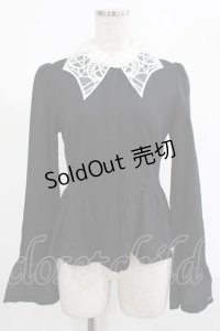 KILL STAR / Morgana Shirt XS 黒×白 H-25-03-07-1035-SL-BL-KB-ZH