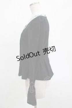 画像2: KILL STAR / Morgana Shirt XS 黒×白 H-25-03-07-1035-SL-BL-KB-ZH