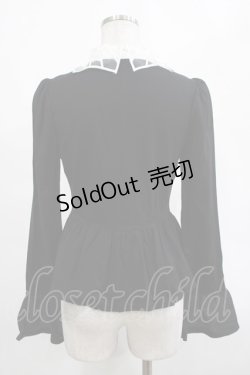 画像3: KILL STAR / Morgana Shirt XS 黒×白 H-25-03-07-1035-SL-BL-KB-ZH