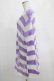 画像2: KILL STAR / Viola Knit Sweater L ホワイト×パープル H-25-03-07-1036-SL-TO-KB-ZH (2)