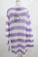 画像3: KILL STAR / Viola Knit Sweater L ホワイト×パープル H-25-03-07-1036-SL-TO-KB-ZH (3)