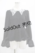 KILL STAR / Morgana Shirt XS 黒×白 H-25-03-07-1037-SL-BL-KB-ZH