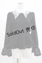 KILL STAR / Morgana Shirt XS 黒×白 H-25-03-07-1037-SL-BL-KB-ZH