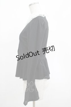 画像2: KILL STAR / Morgana Shirt XS 黒×白 H-25-03-07-1037-SL-BL-KB-ZH