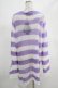 画像3: KILL STAR / Viola Knit Sweater L ホワイト×パープル H-25-03-07-1038-SL-TO-KB-ZH (3)