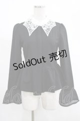 KILL STAR / Morgana Shirt XS 黒×白 H-25-03-07-1039-SL-BL-KB-ZH