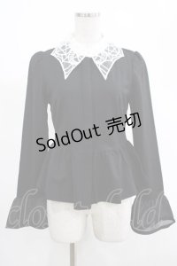 KILL STAR / Morgana Shirt XS 黒×白 H-25-03-07-1039-SL-BL-KB-ZH