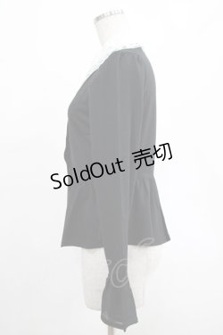 画像2: KILL STAR / Morgana Shirt XS 黒×白 H-25-03-07-1039-SL-BL-KB-ZH