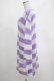 画像2: KILL STAR / Viola Knit Sweater M ホワイト×パープル H-25-03-07-1042-SL-TO-KB-ZH (2)